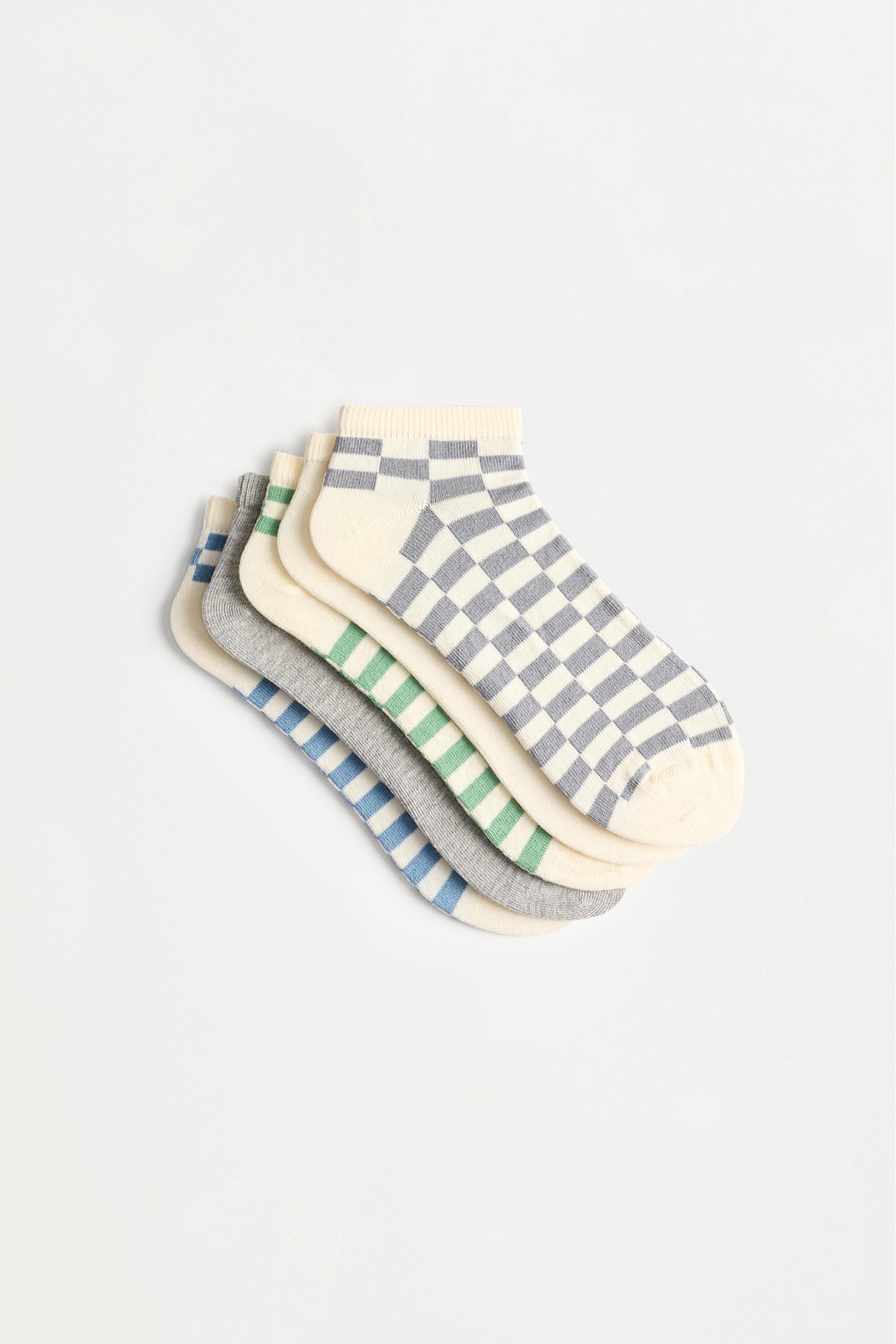 Calcetines tobilleros combinados(Pack 5)