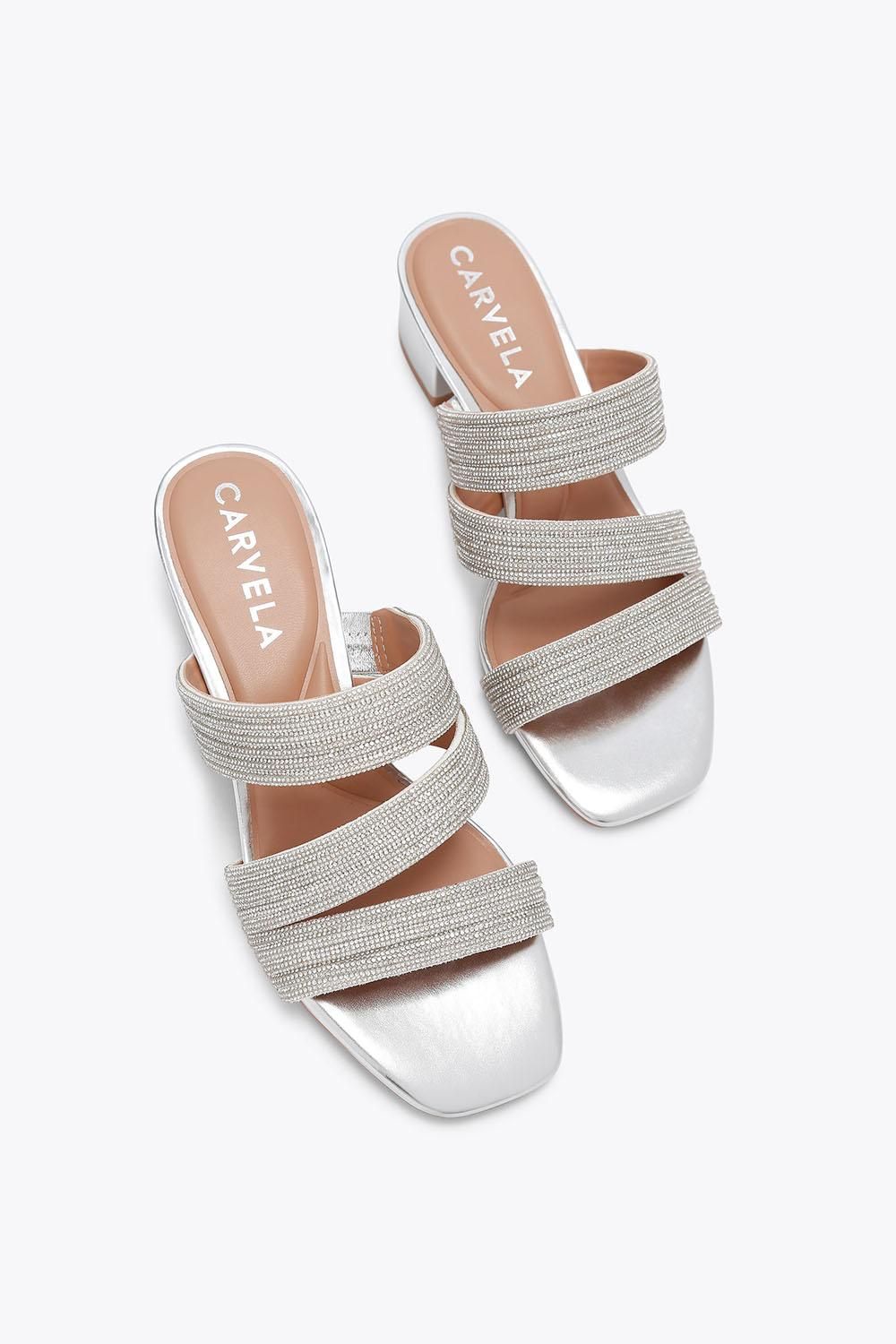 Carvela Gala Block Mule Jewel' Heels