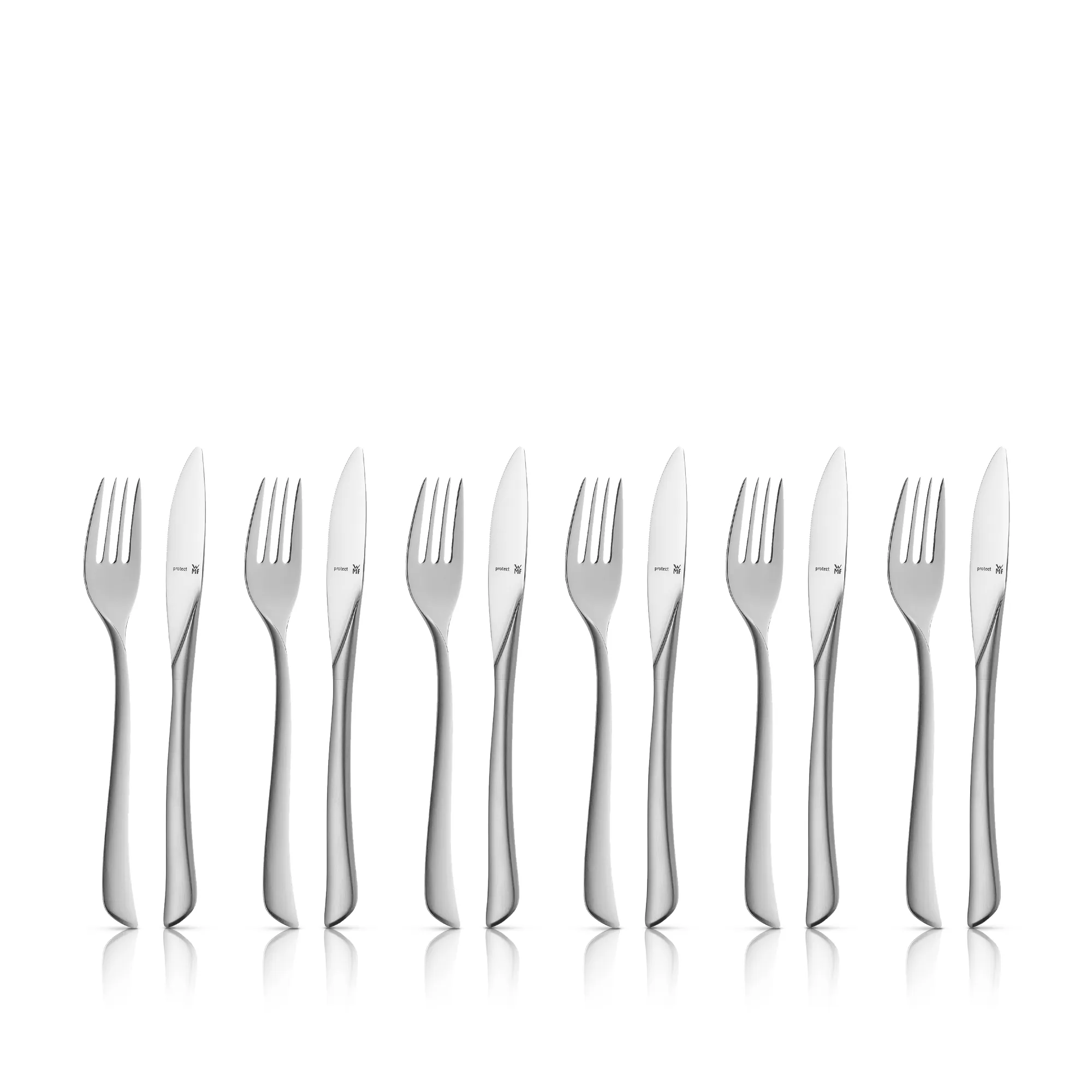 Dessert-/Breakfast Cutlery Set Virginia, Cromargan protect®, 12-piece