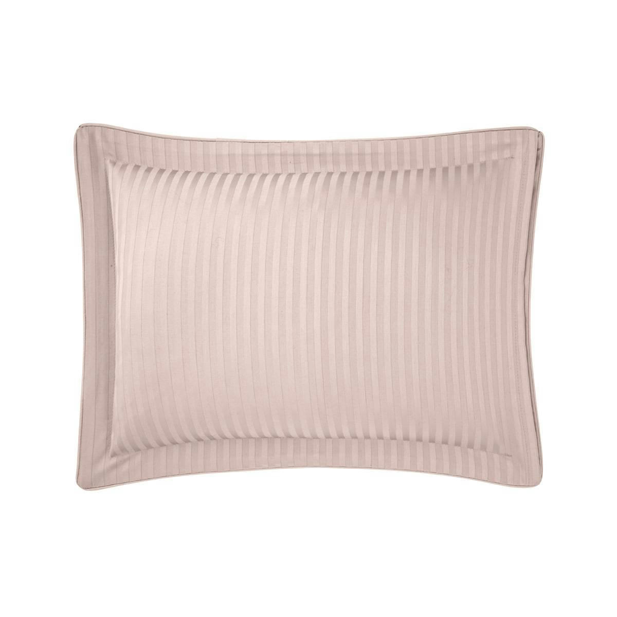 BAPTISTE - Taie d'oreiller en satin de coton gris 30 x 40 cm