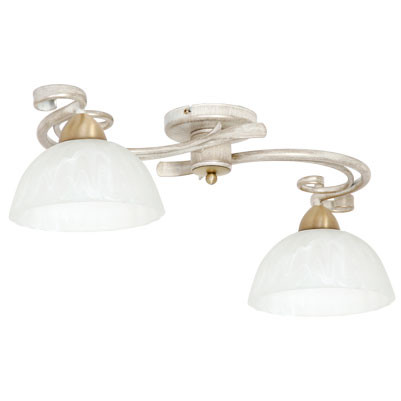 Lampa wisząca Aurora kremowy mat-złota patyna-biała 2xE27x15W IP20 Luminex