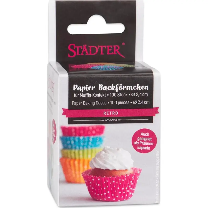 Backpapier 100er-Set Retro