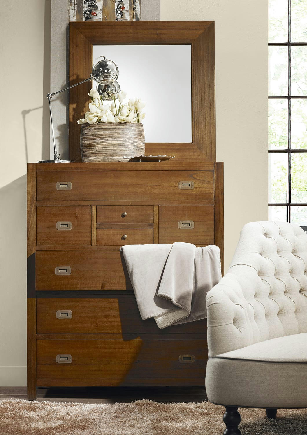 STAR - Commode en bois marron L 100 cm 