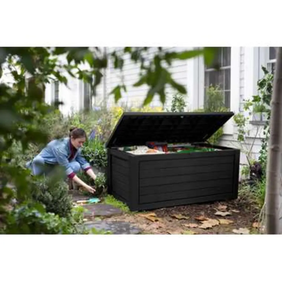 Keter Northwood Opbergbox - 630L - 155.1x72.4x69.4 cm - Grafiet
