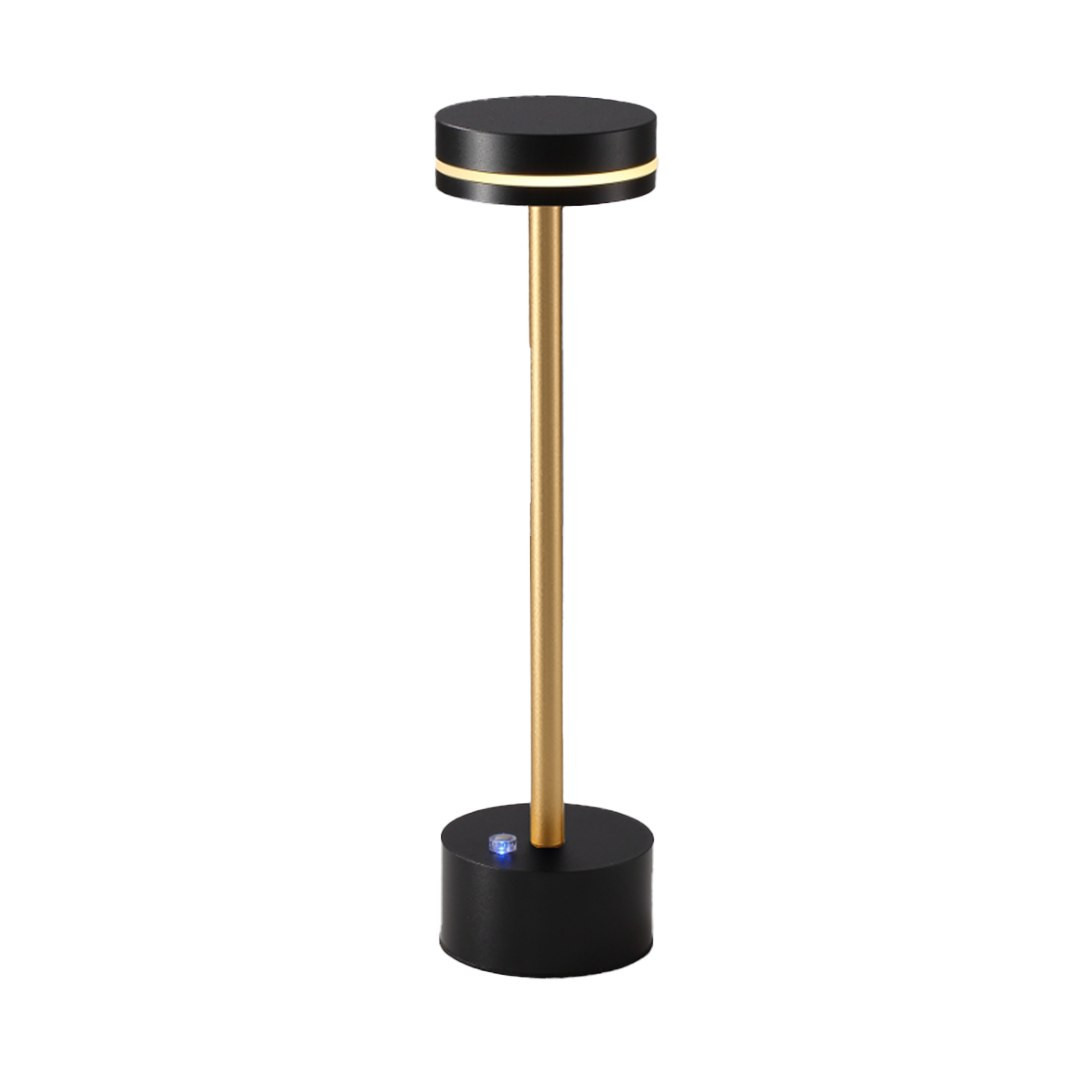 Lampa stołowa bezprzewodowa SAM czarna LED 5W Ciepła biel wys:31cm Milagro