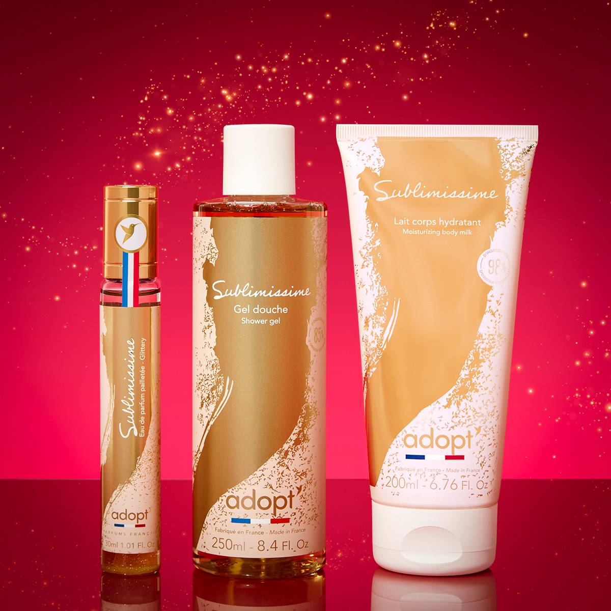 SublimissimeCoffret chalet 30ml   gel douche 250ml   lait corps 200ml