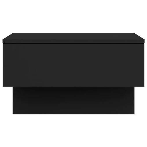 NNEVL Wall-mounted Bedside Cabinets 2 pcs Black
