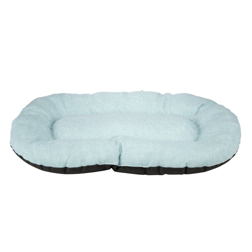 Couchage chien ou chat coton et polyester bleu 48x70cm
