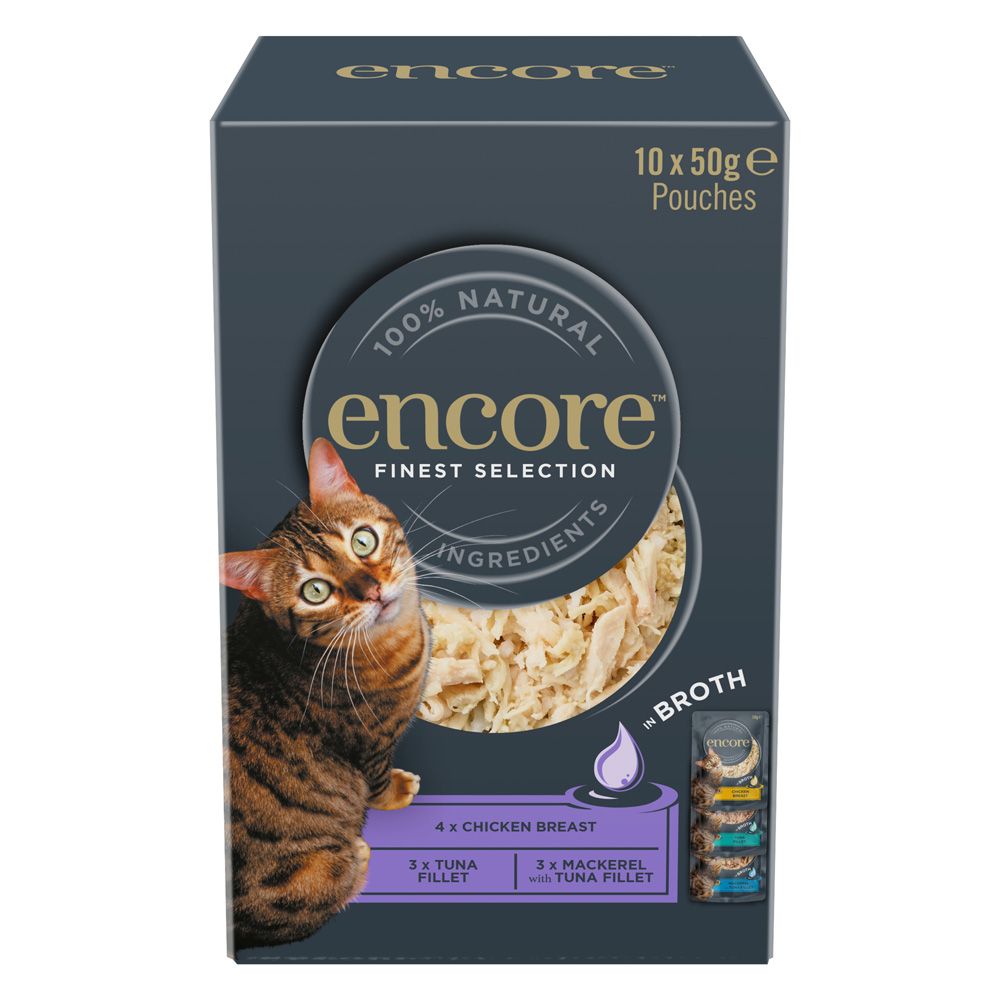 Encore Cat Pouch in Broth 10 x 50g