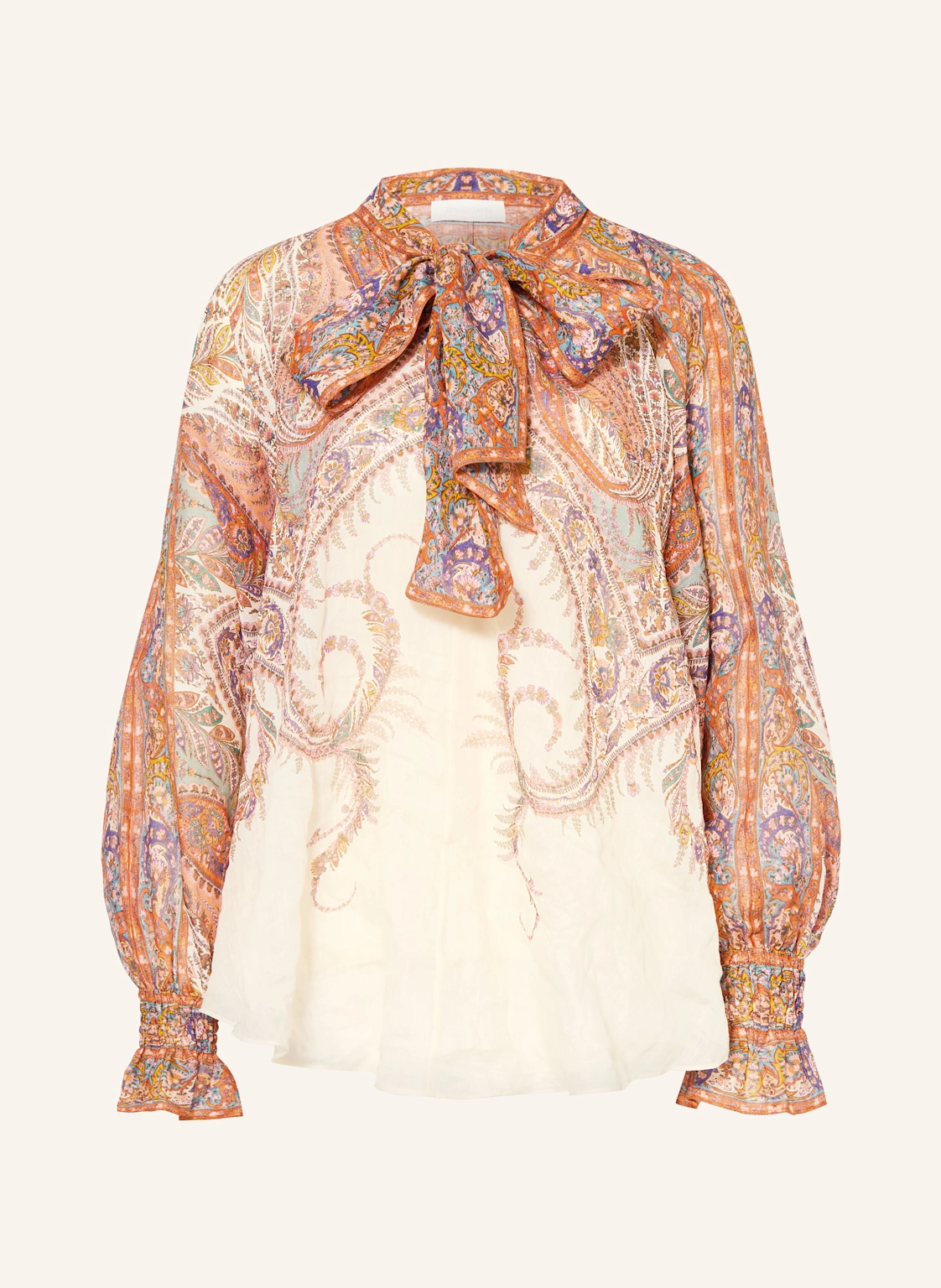 ZIMMERMANN Blusenshirt RHIANNON mit Schluppe
