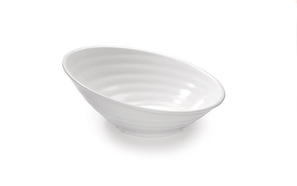 Bol Rond Incliné en Mélamine 35,5 à 46 cm - Pujadas - Blanc - l46- L0.1- P40.5- h18.5- Mélaminé