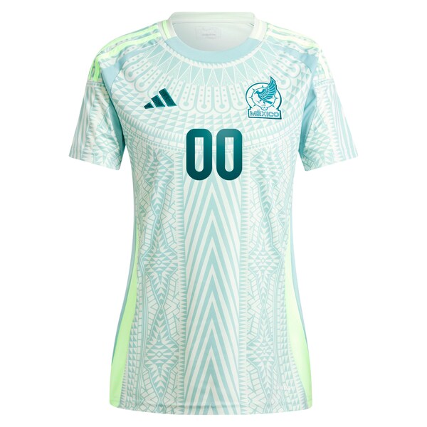 Mexico National Team adidas Women's 2024 Away Replica Custom Jersey - Green