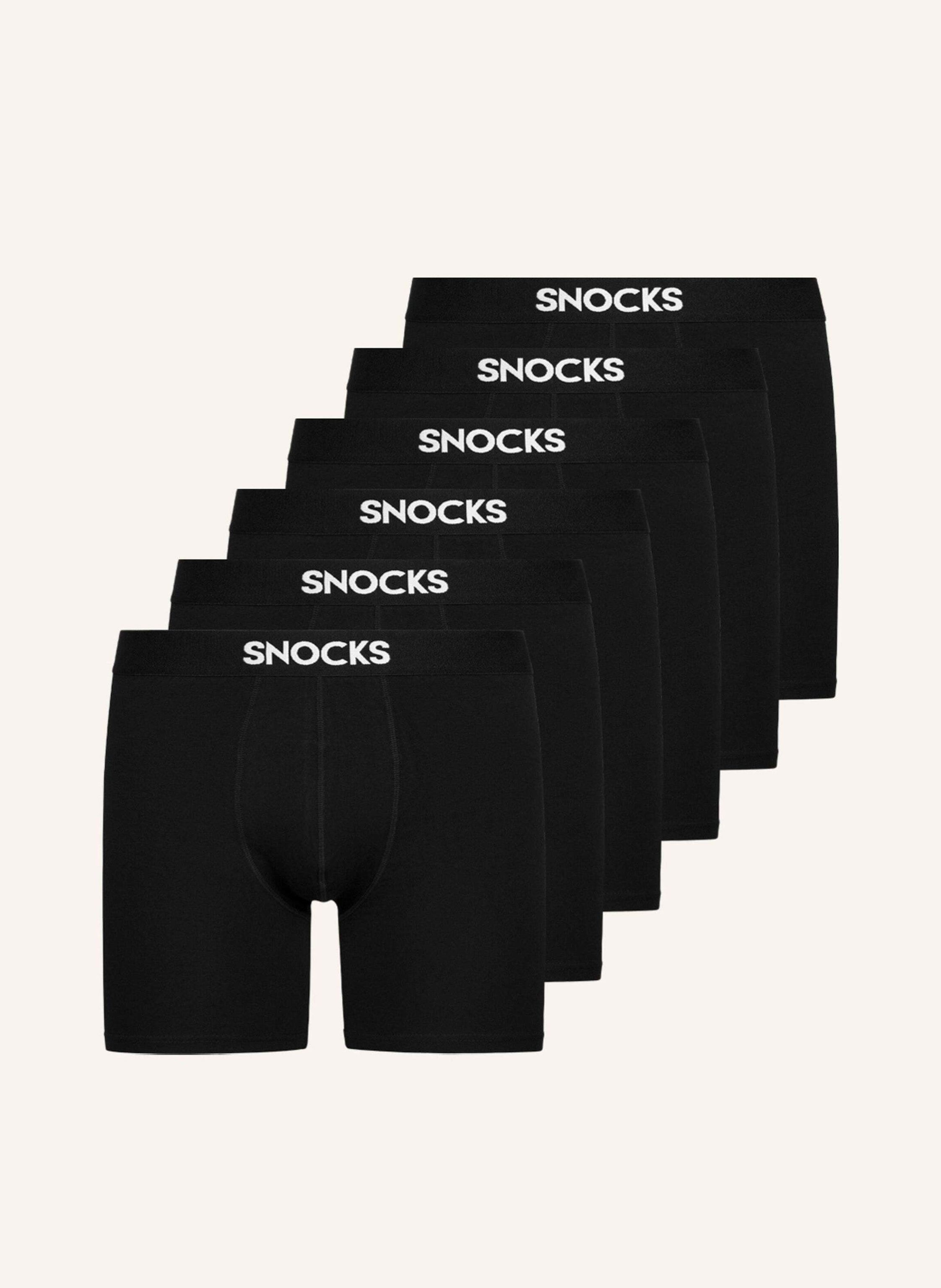 SNOCKS 6er-Pack Boxershorts mit längerem Bein