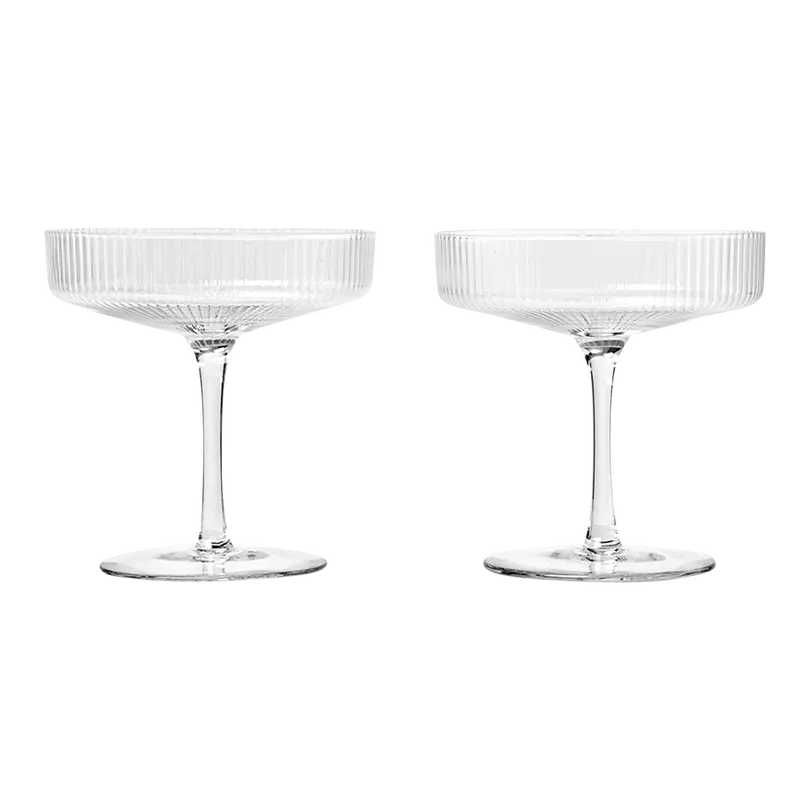 Champagnerglas 2er-Set Ripple