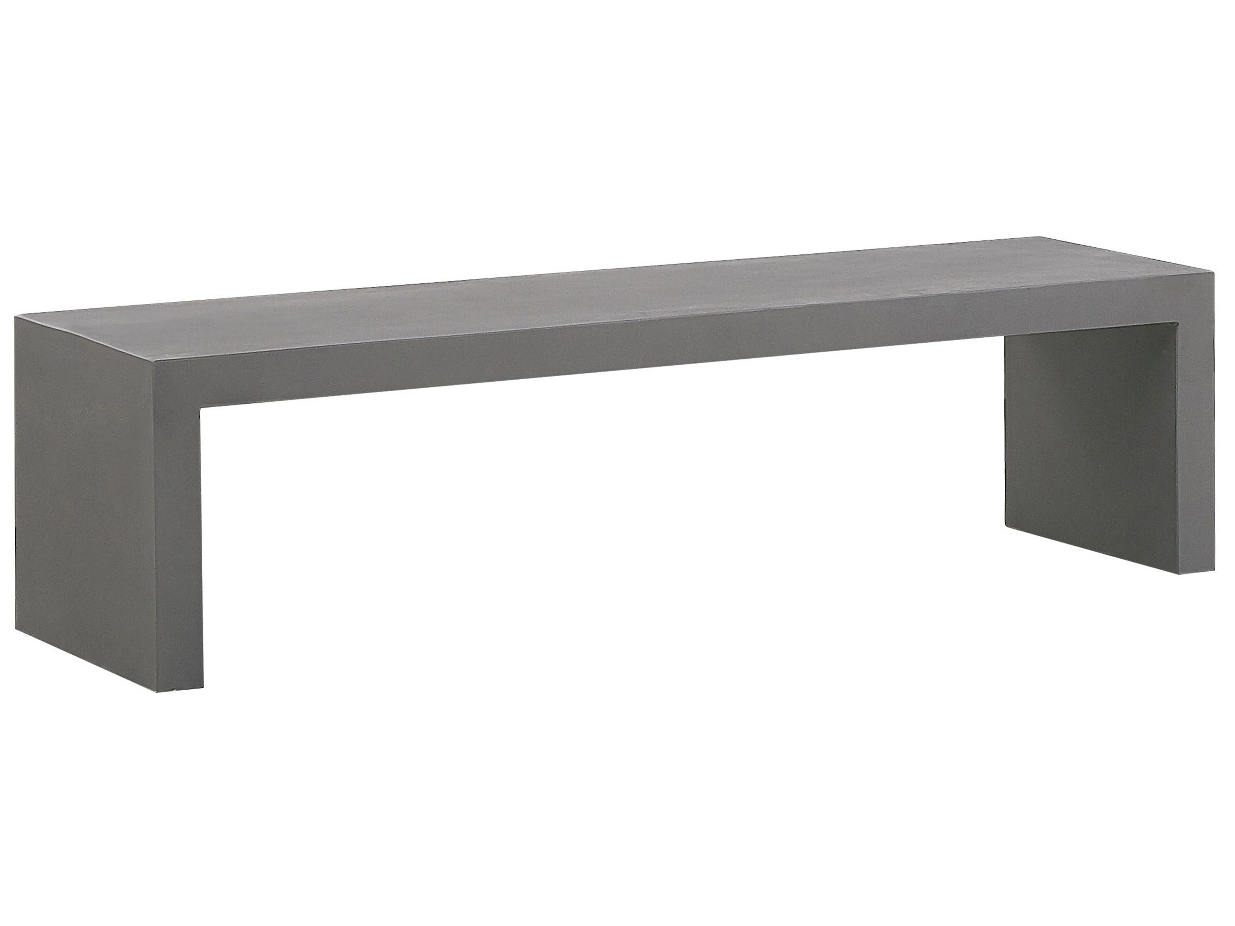 Garden Dining Set with Benches 4 Seater TARANTO Concrete Grey