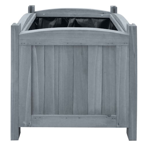 NNEVL Garden Raised Beds 2 pcs 30x30x30 cm Solid Firwood