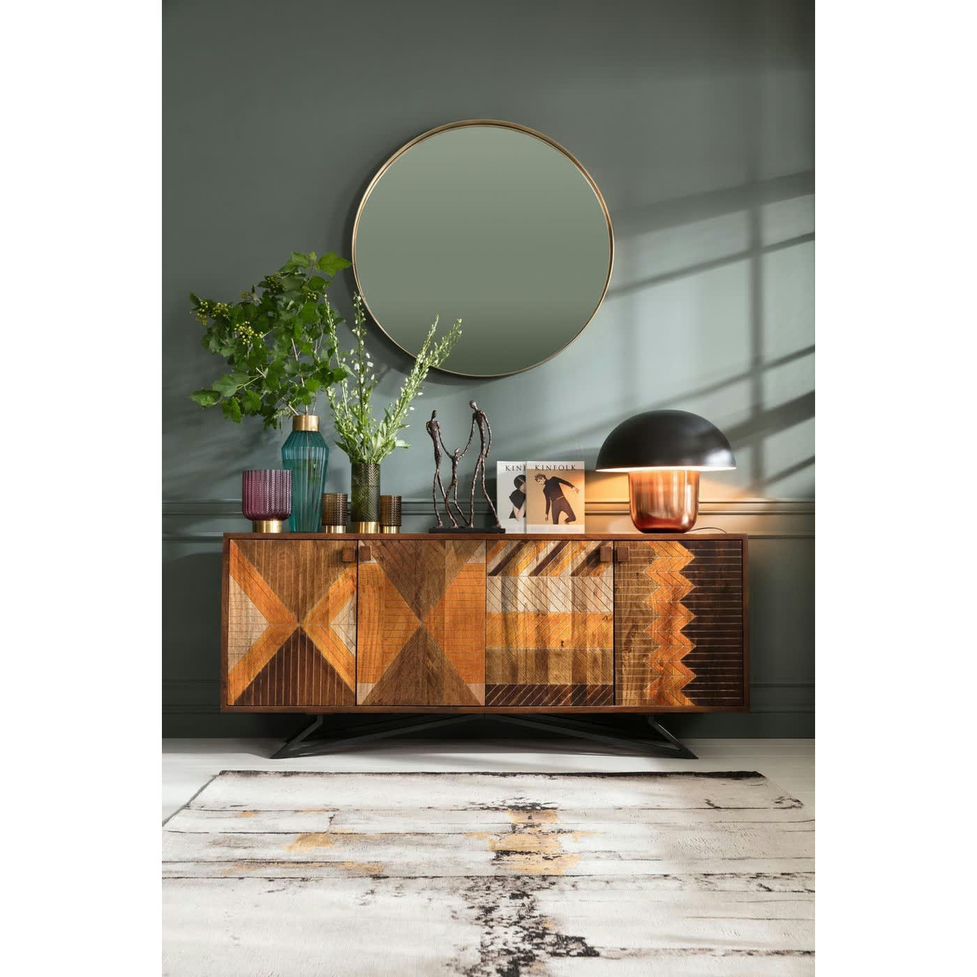 ELEMENTS HAPPY FAMILY - Statuette famille de personnages en polyrésine H47