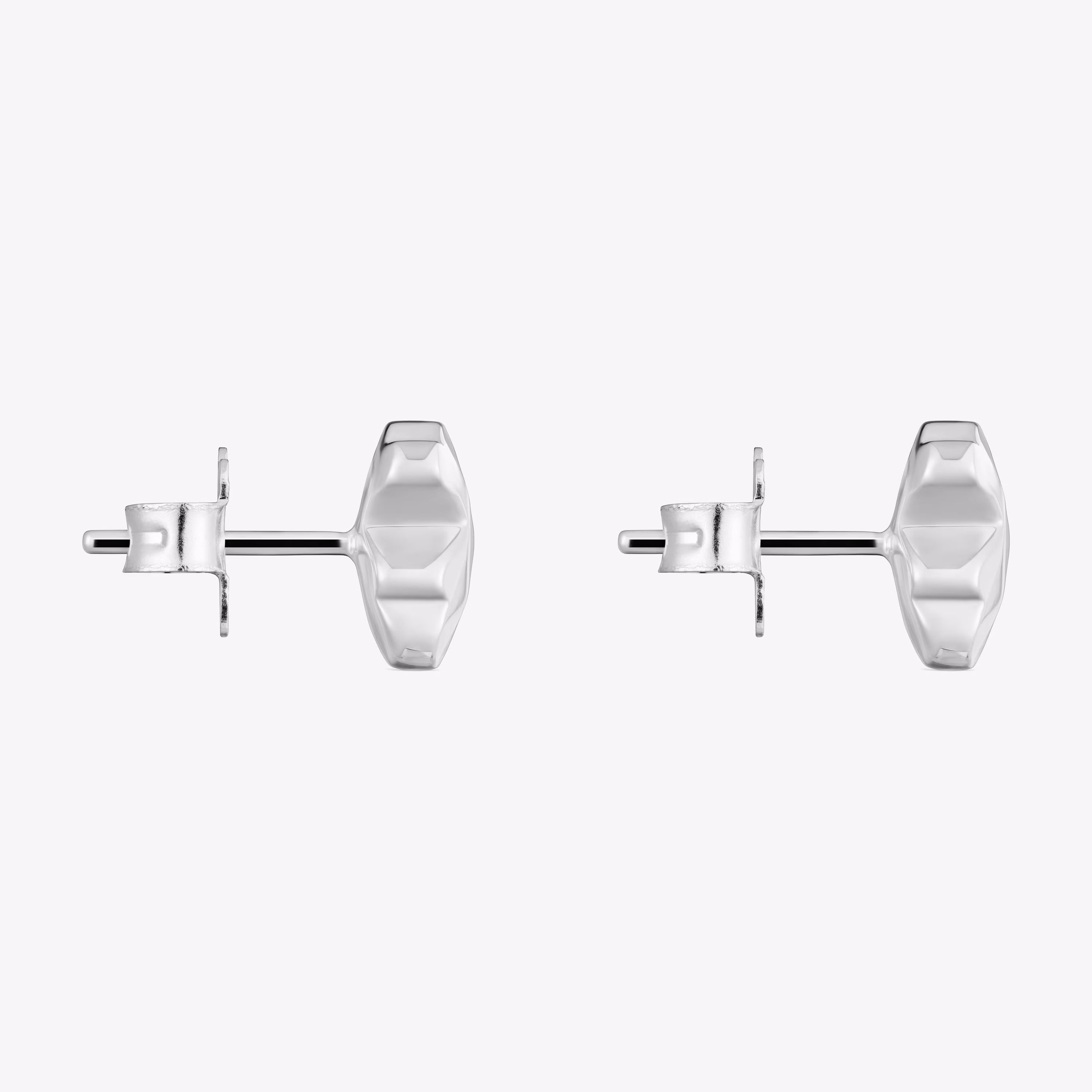 Pendientes oso de plata Icon Metal