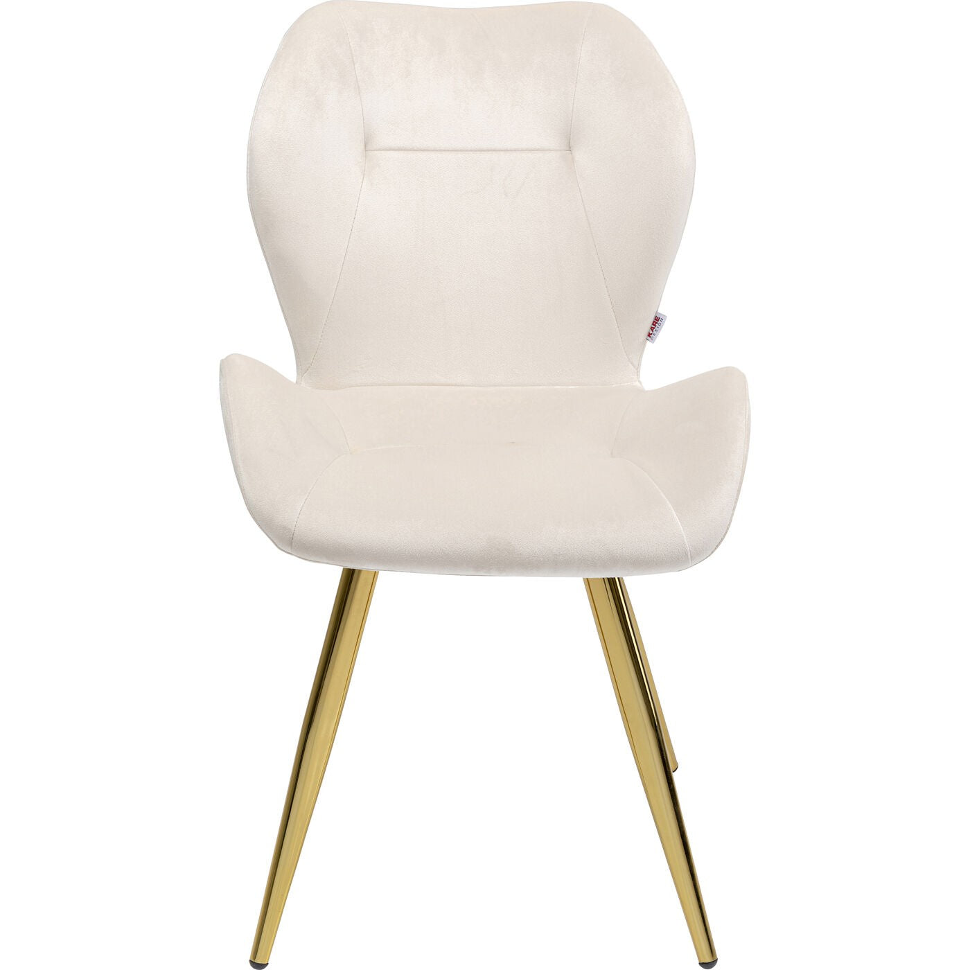 Kare Design Stoel Viva fluweel creme