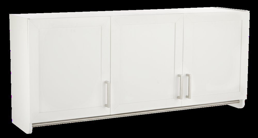 For Living 3-Door Wall Laundry Cabinet, White