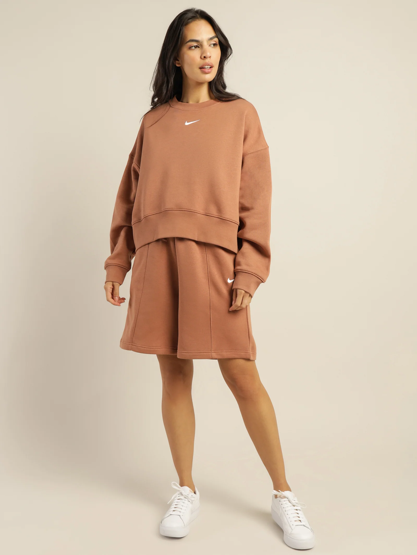 Fleece High Rise Shorts