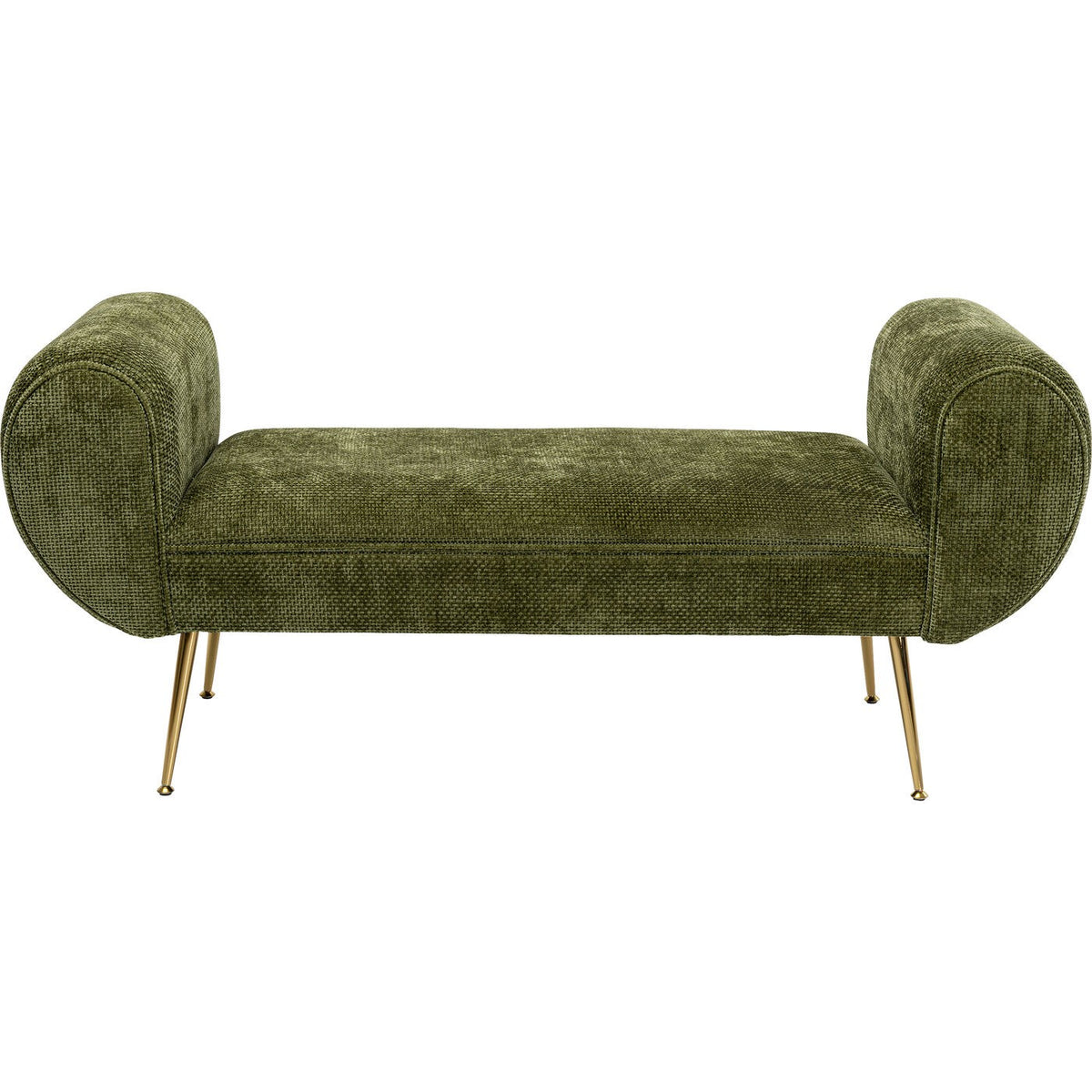 Kare Design Bank Trono fluweel groen
