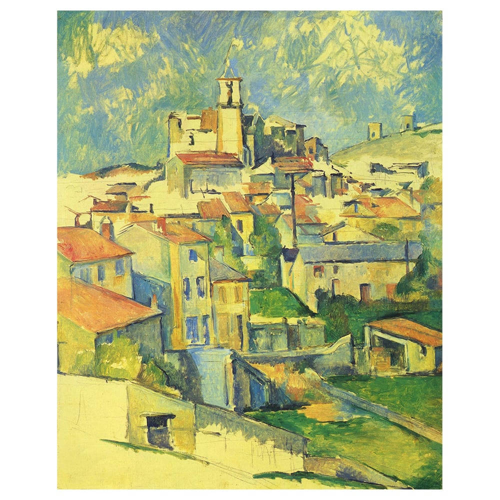 - Tableau impression sur toile Gardanne Paul Cézanne 50x60cm