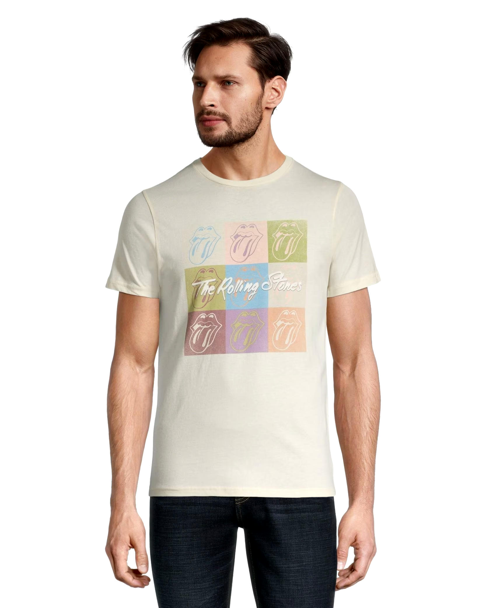 Logo T-Shirt Men's Rolling Stones Crewneck Graphic T Shirt