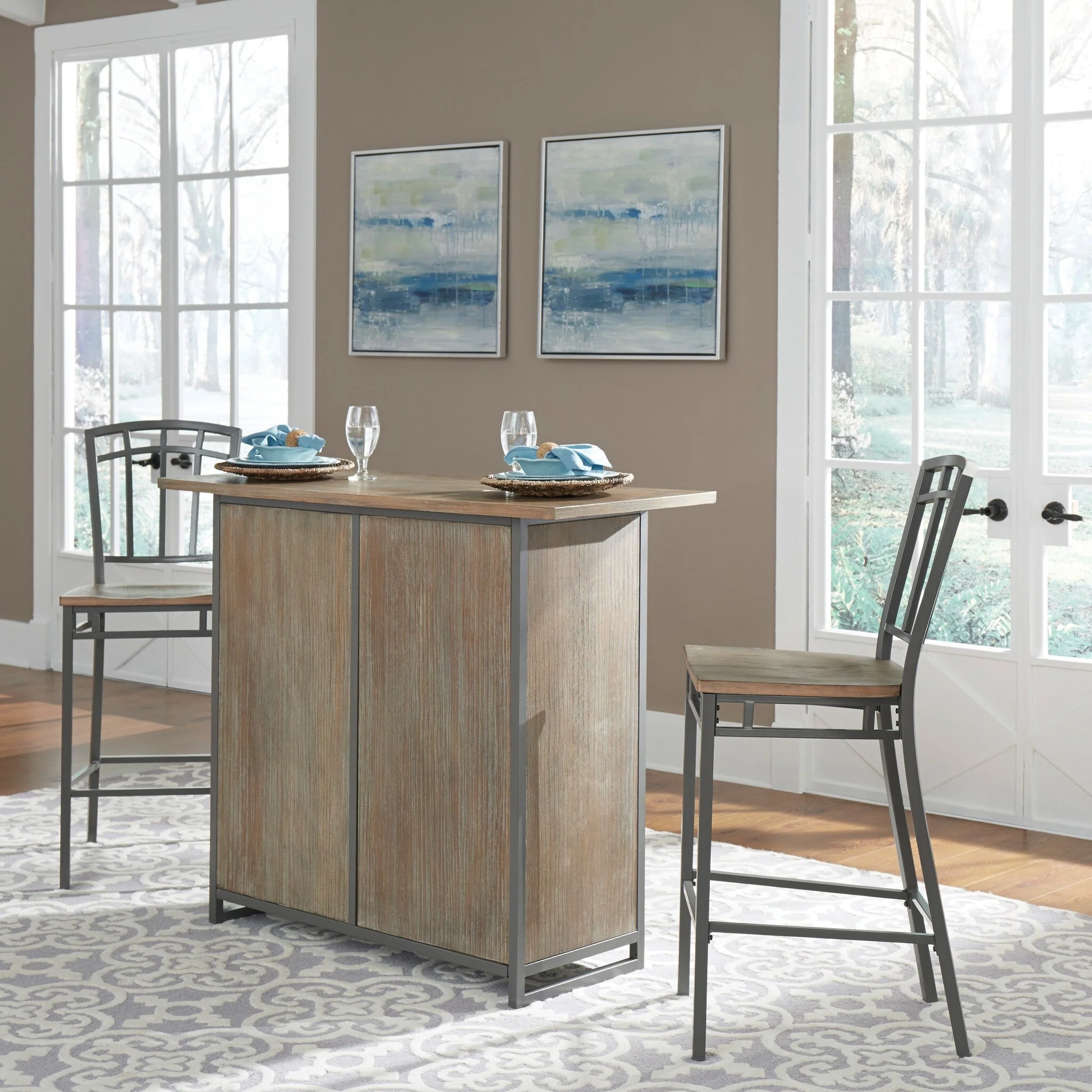 Barnside 3 Piece Bar Set by homestyles