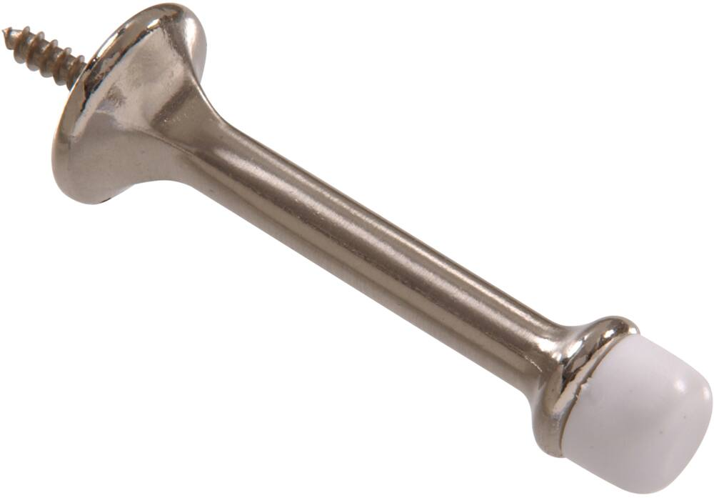 Hillman 852928 Rigid Door Stop, Assorted Finishes, 3-in, 2-pk