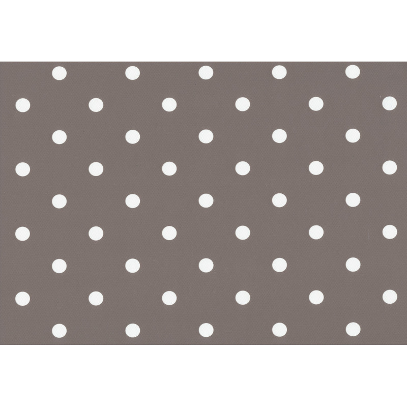 Adhésif en rouleau taupe à points blancs 45 x 200 cm JOY@FIX