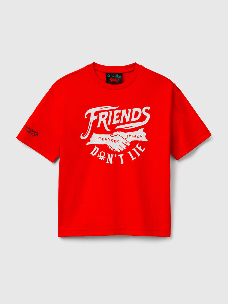 T-shirt with Stranger Things print