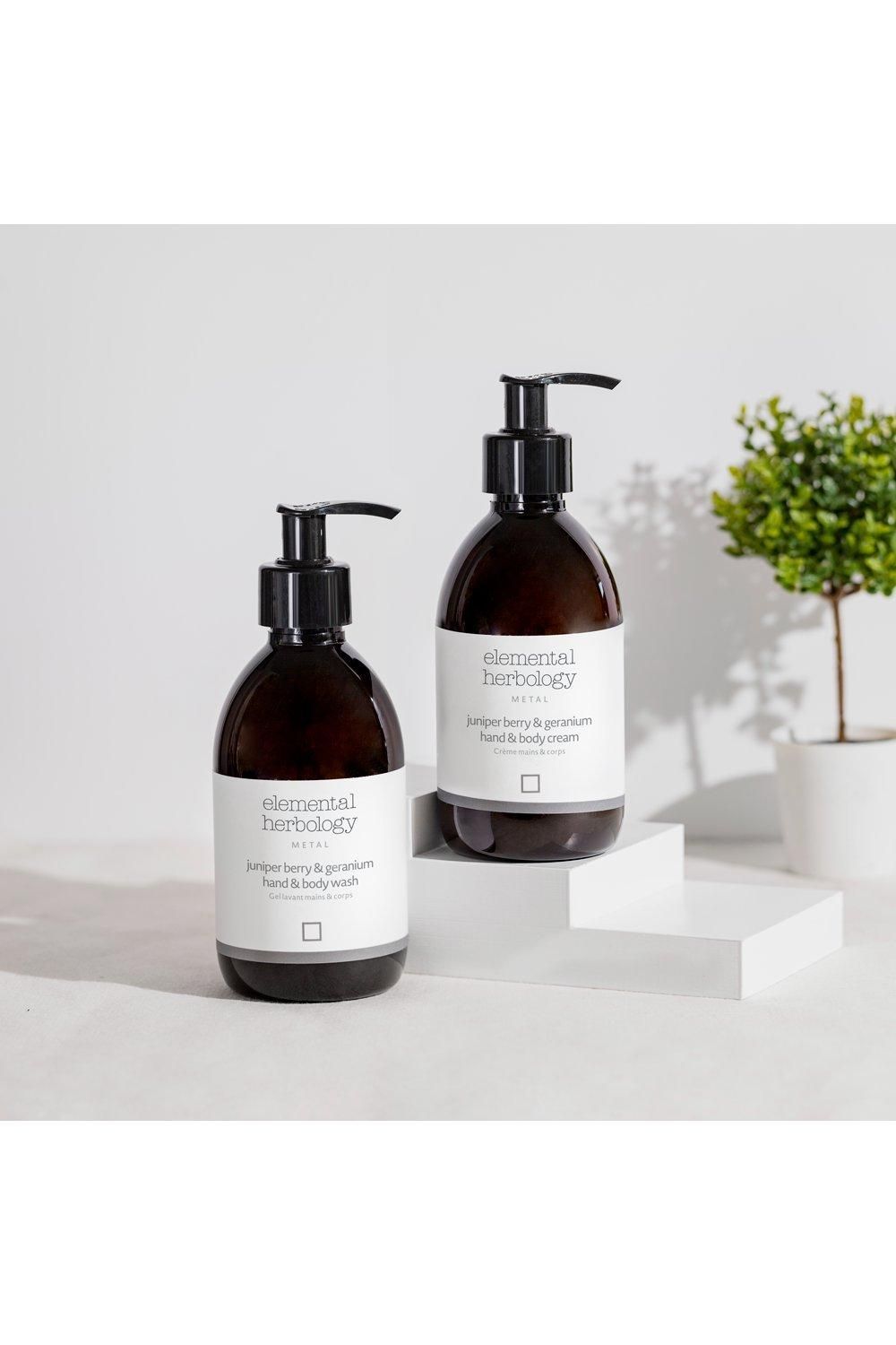Elemental Herbology Juniper Berry and Geranium Hand and Body Cream 290ml