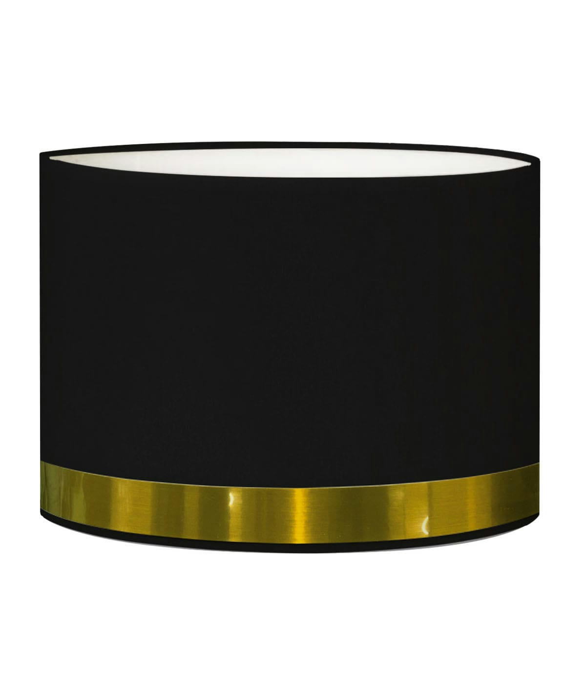 JONC - Abat-jour lampadaire Jonc noir  D: 45 x H: 25