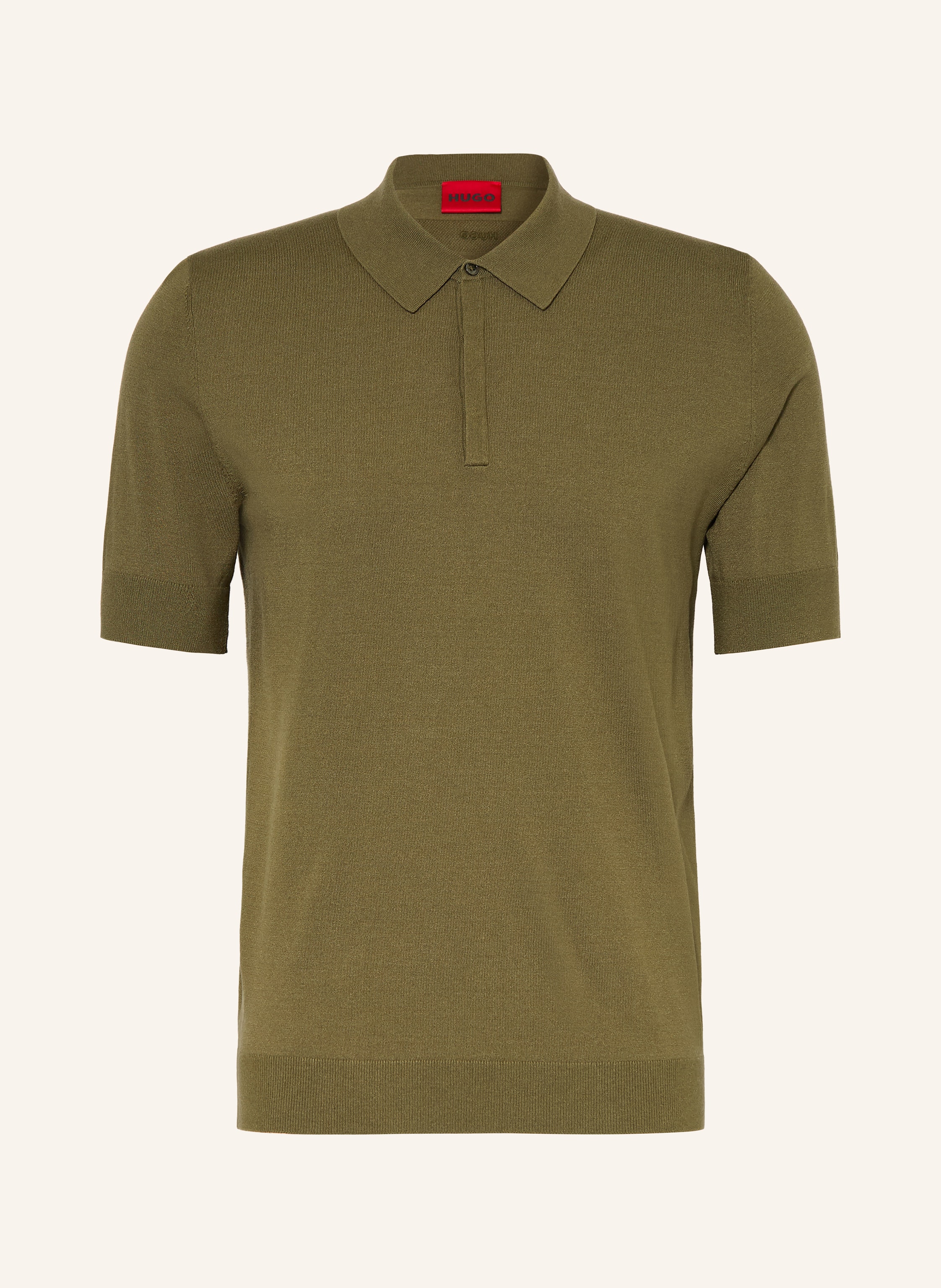 HUGO Strick-Poloshirt SAN PETER