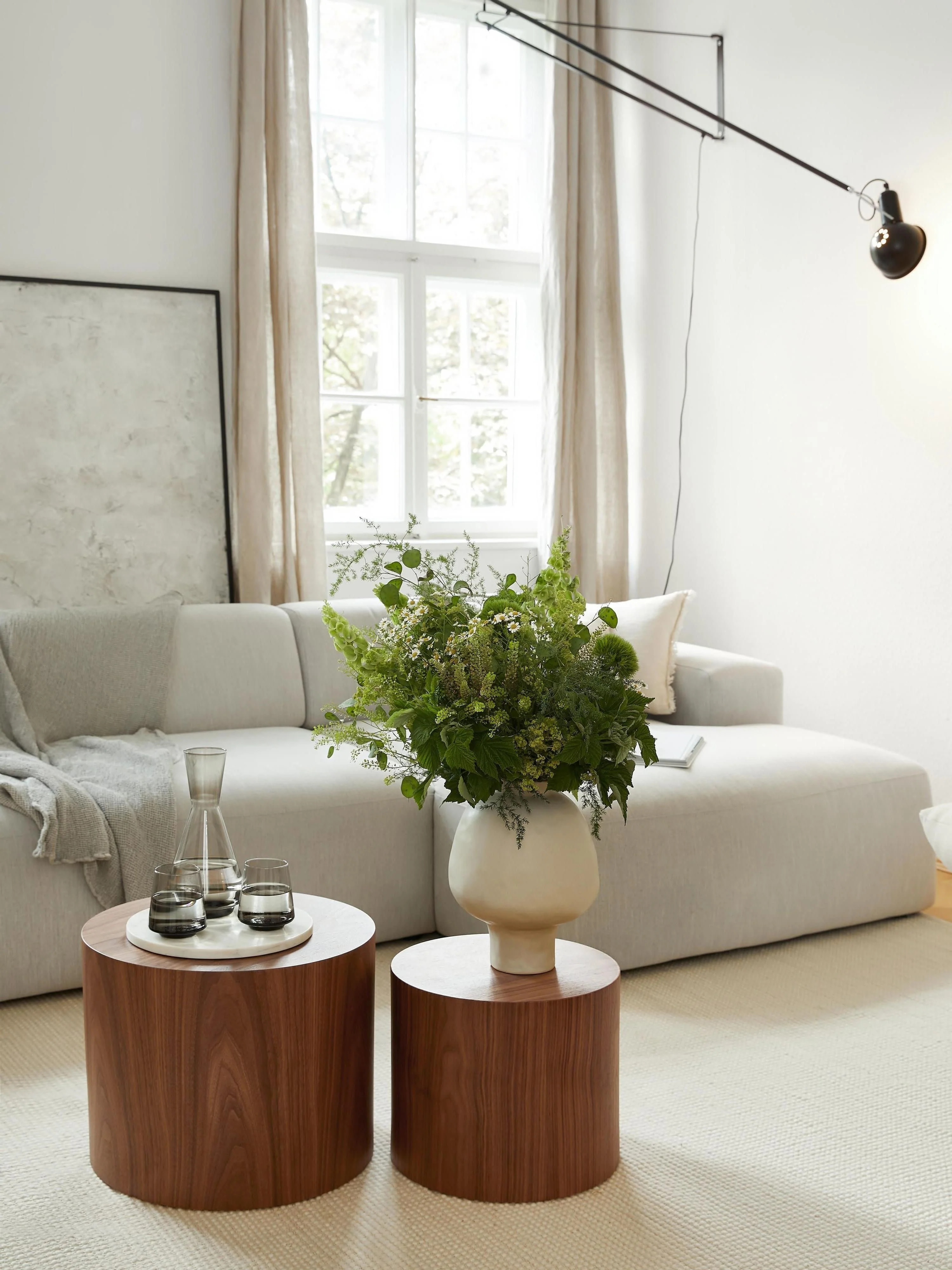 Couchtische Dan aus Holz, 2er-Set