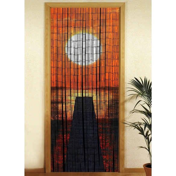 Bambusvorhang, Sonnenuntergang