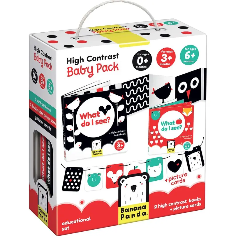 Spielset 9-teilig Hochkontrast Baby Pack