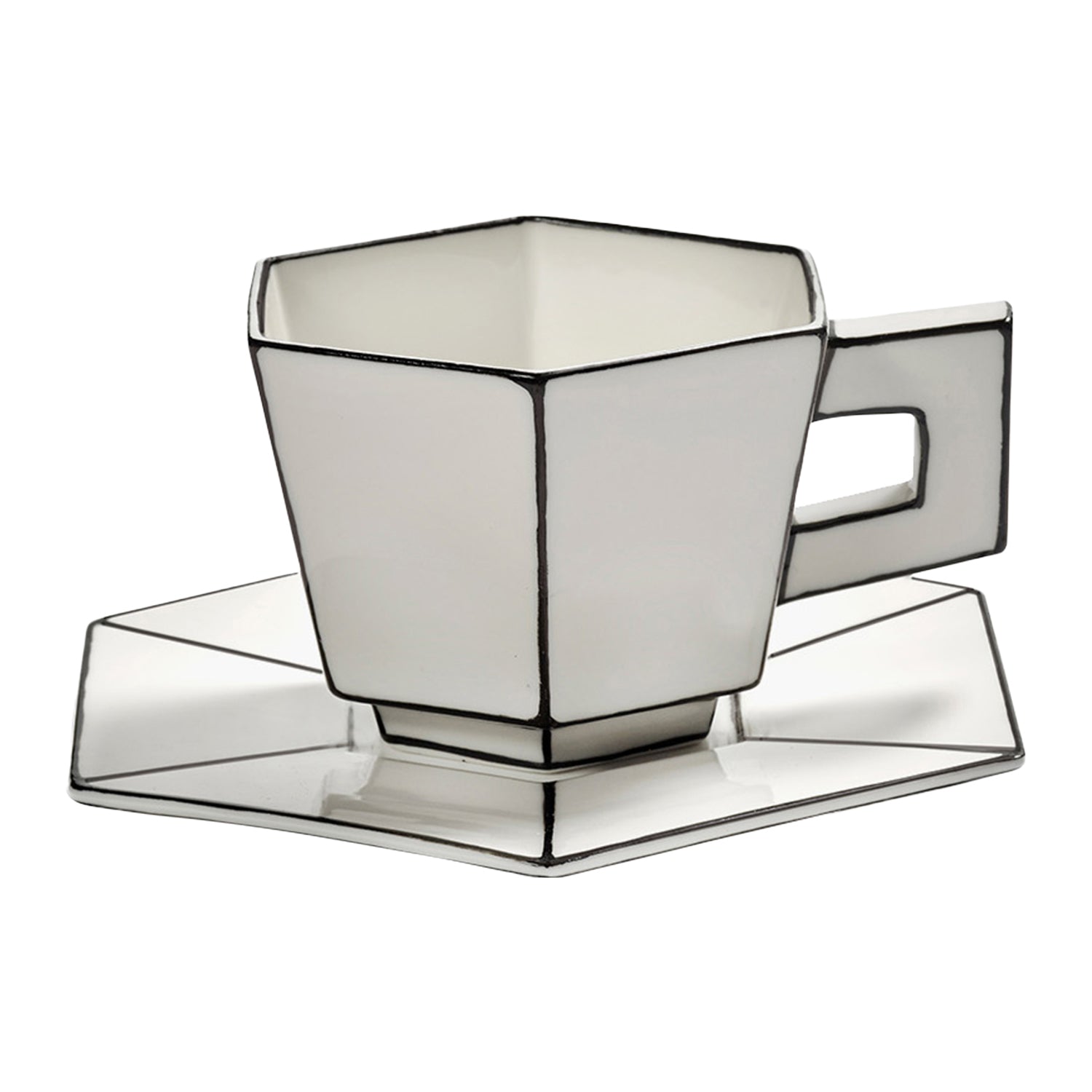 SERAX - Annebet Philips - Carte Blanche Cappuccino Kop & Schotel - Set