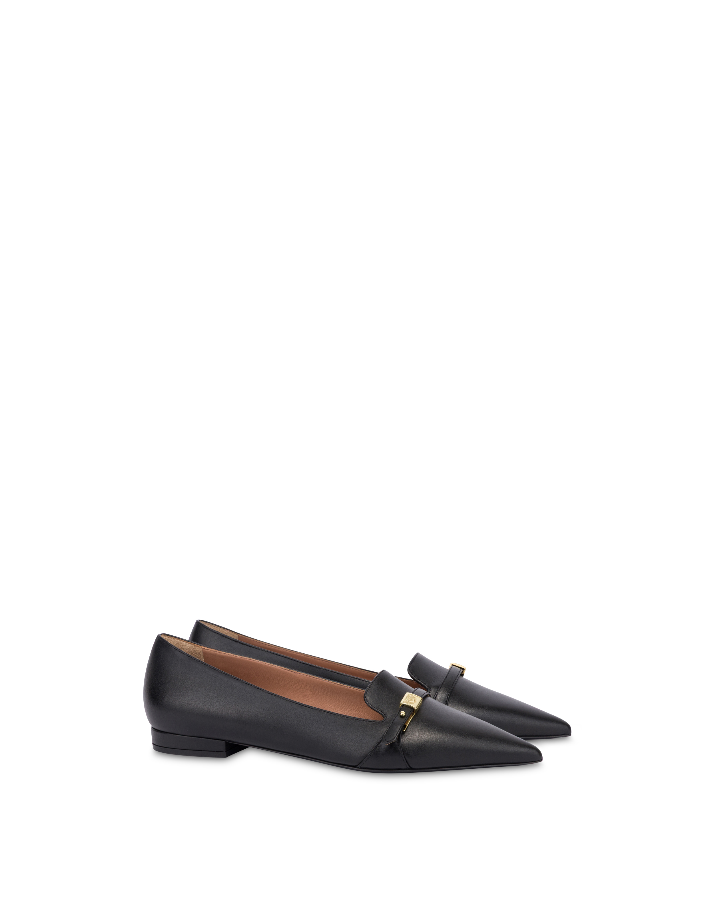 Ballerina Alba In Vitello Nero