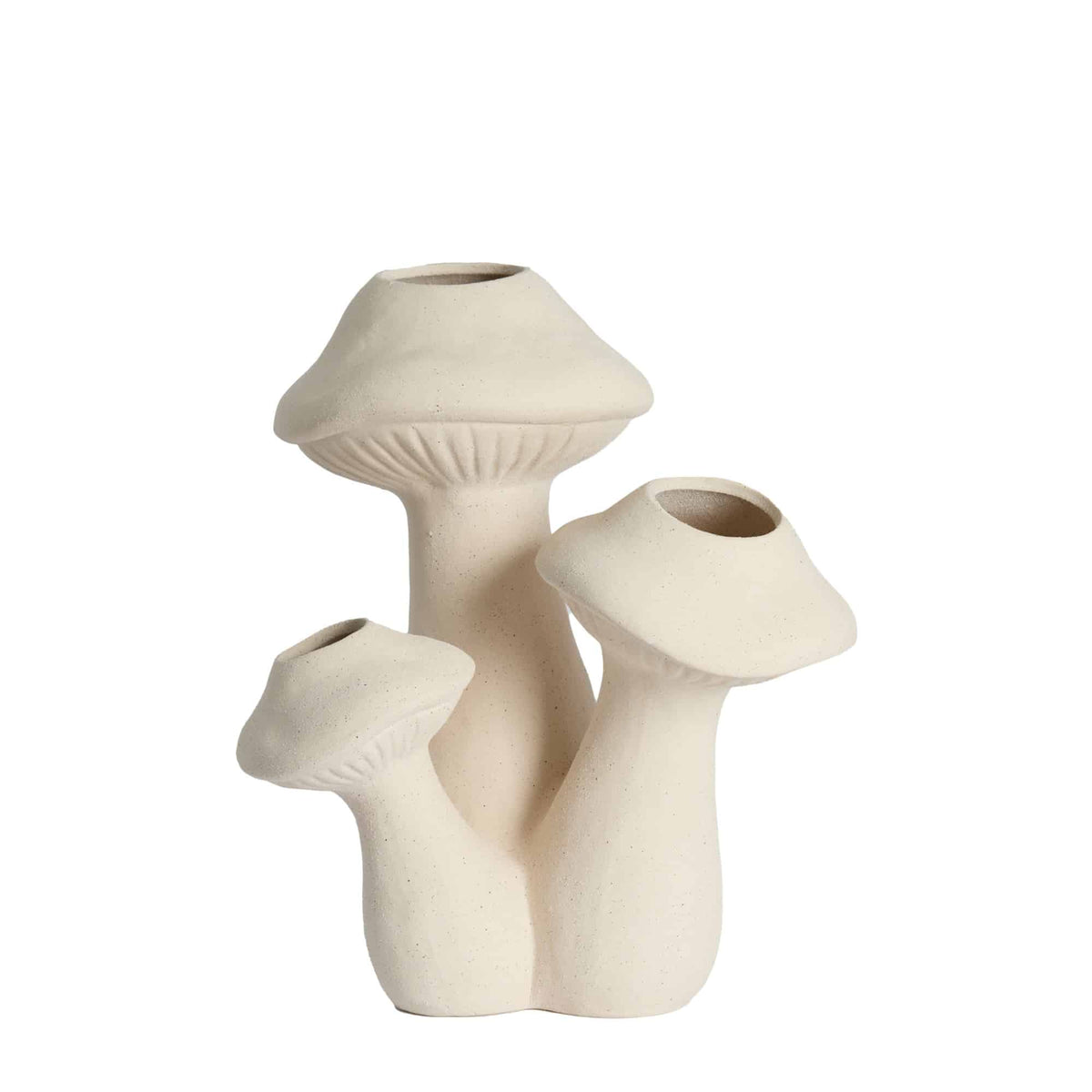 Light & Living vaas Mushroom - wit - 33.5x28.5x40.5cm