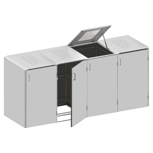 Mülltonnenbox »BINTO«, 272 x 125 x 87 cm (BxHxT), 2.958 Liter