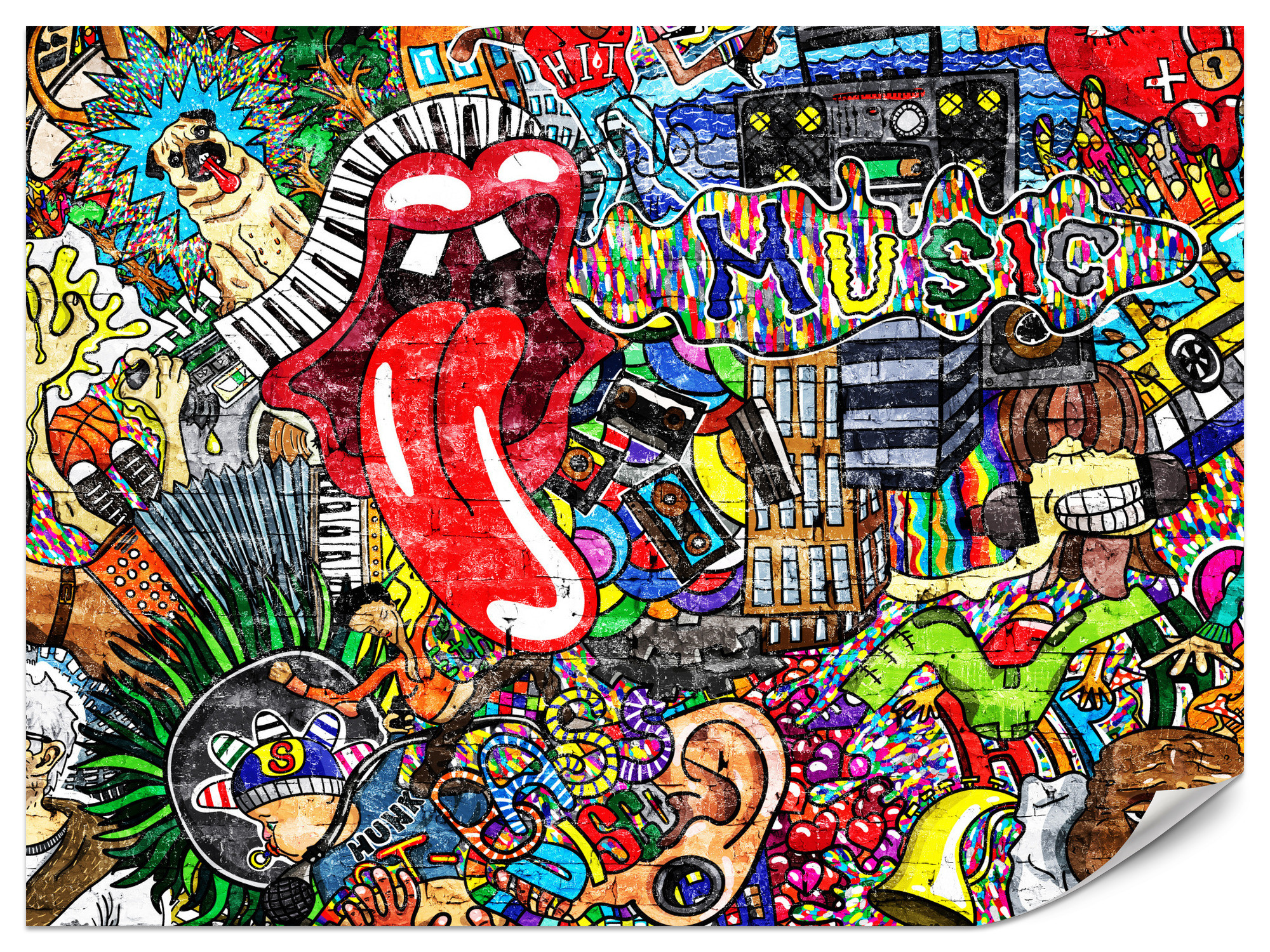 Fototapeta Graffiti 100x70cm
