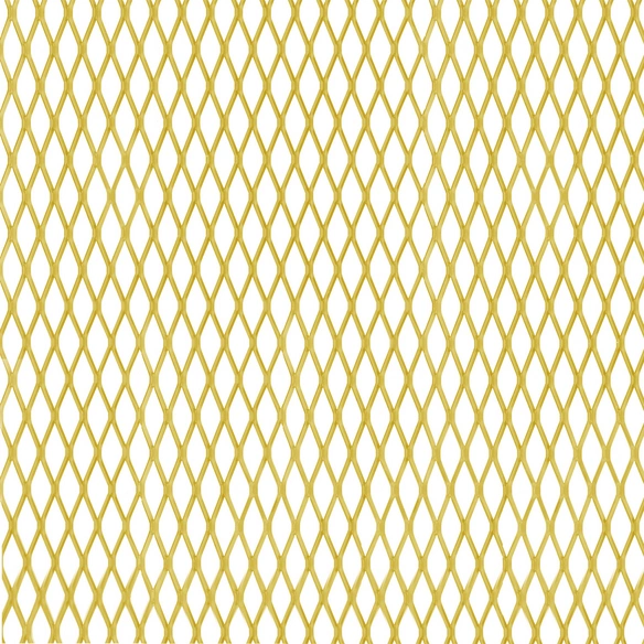 Streckmetallblech, BxL: 250 x 500 mm, Aluminium, goldfarben