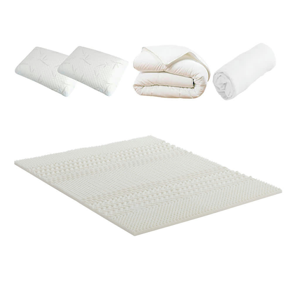 ACCESSOIRES - Pack Surmatelas + Alèse + Couette + Oreiller 160x200