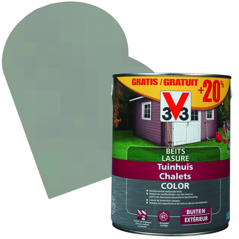 Lasure Chalets Color moonstone 2,5   0,5 L gratuit V33