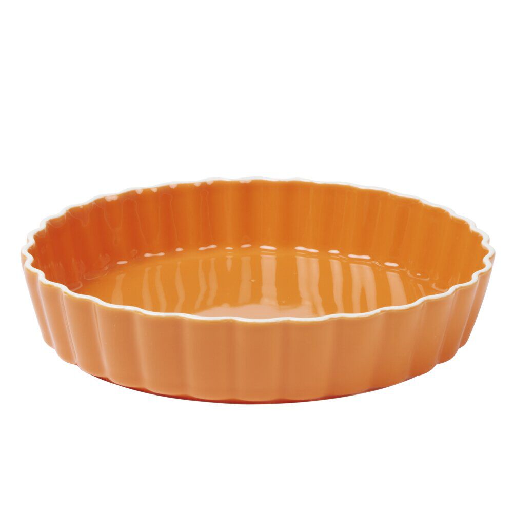 Plat à tarte céramique couleur unie Ø26,5cm (3 modèles)