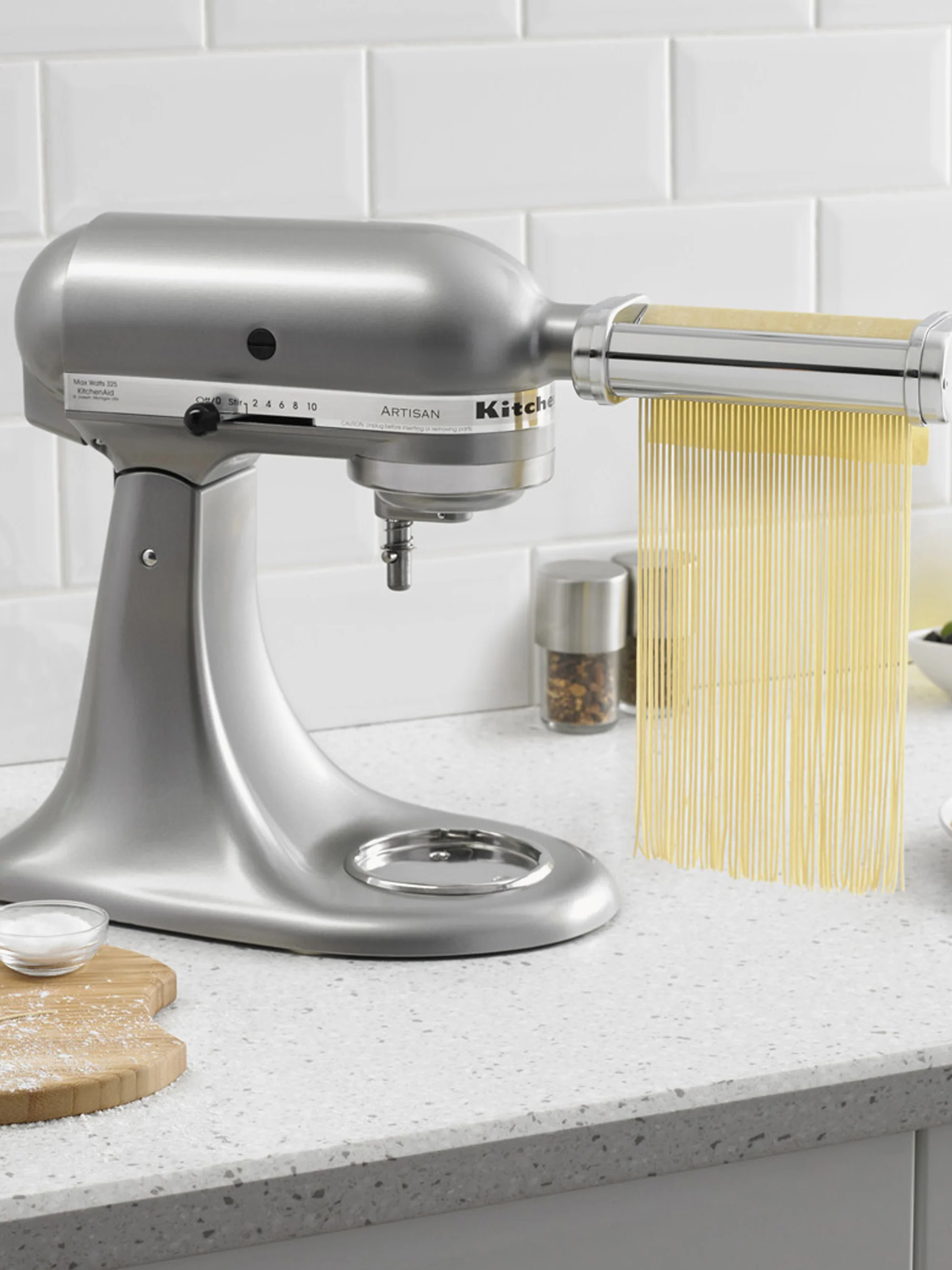Nudelblatt-Walze KitchenAid aus Edelstahl