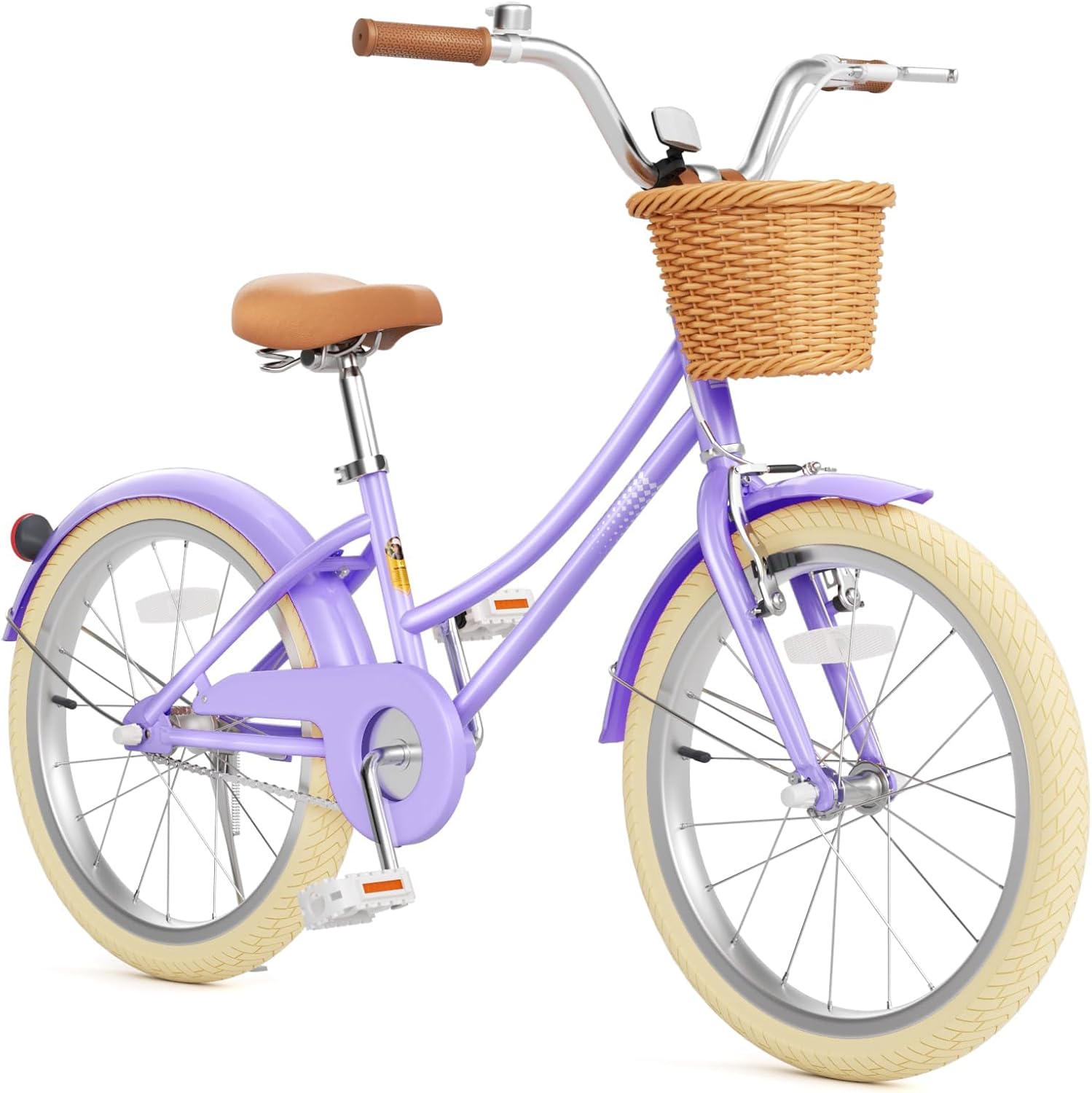 67i Girls Bike with Training Wheels 12/14/16/20 Inch, Toddler Girl Bicycle for Ages 3-12, Bicicleta para Niñas with Basket, Bell, Adjustable Seat & Handlebar, Padded Seat, Chain Guard