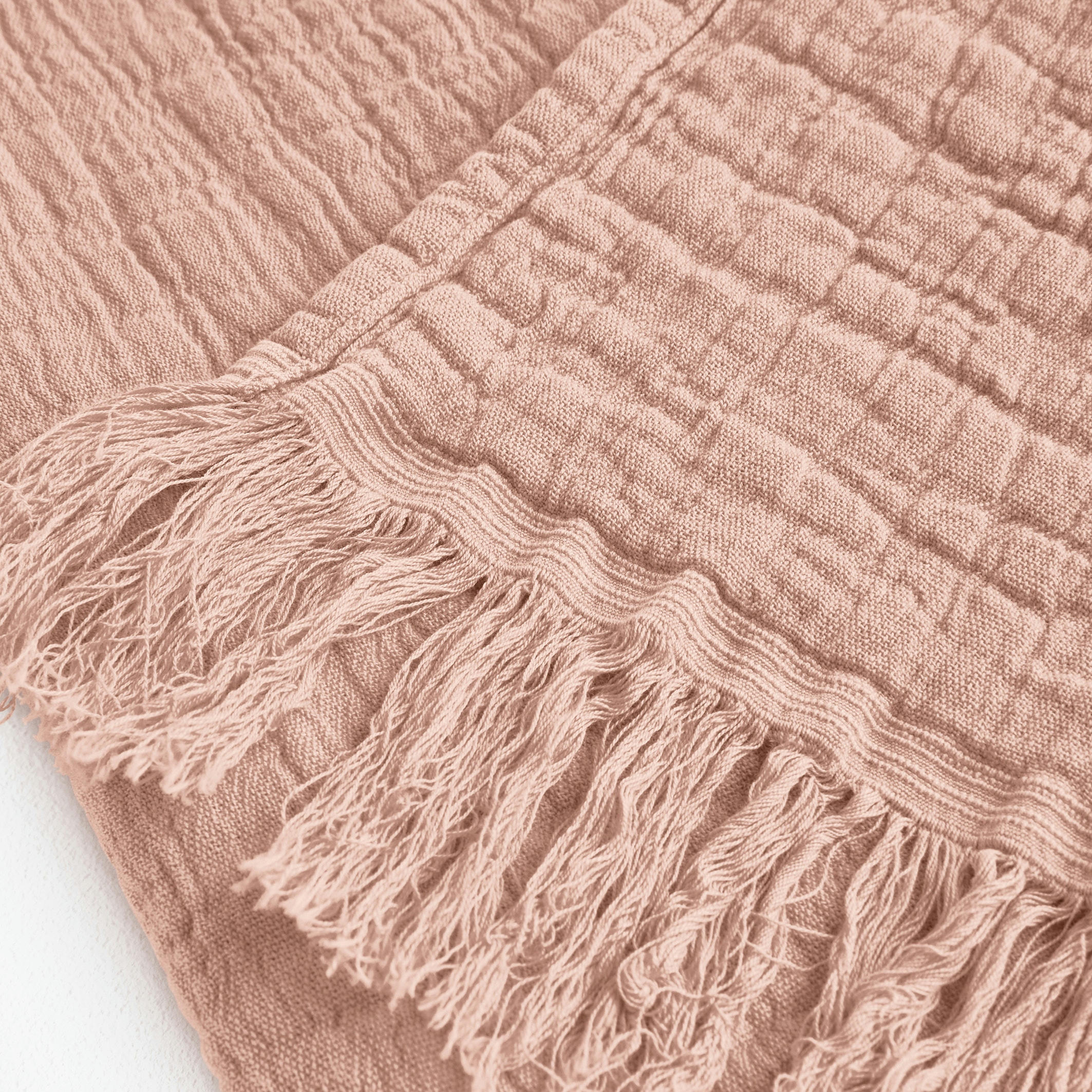 Plaid gaze de coton biologique Aska